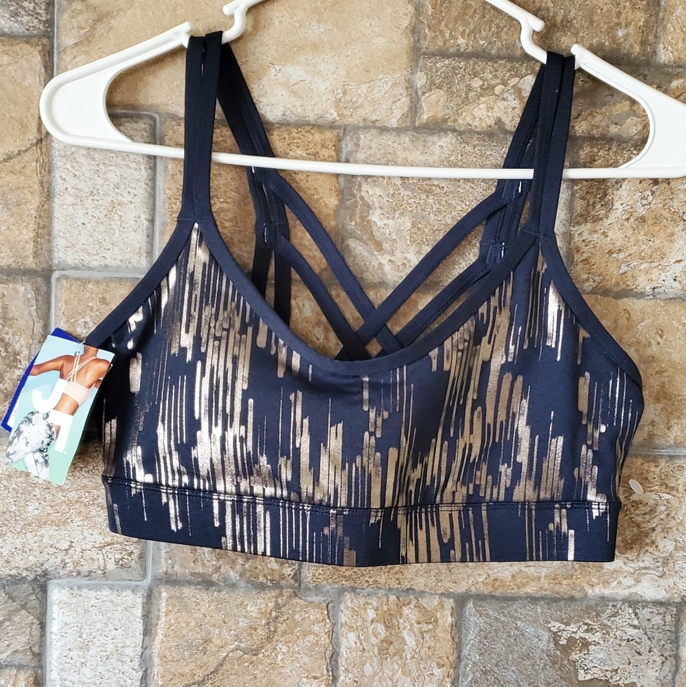 Joylab ladies strappy back sports bra